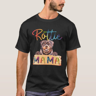 Rottweiler Rottie Mama Dog Mama T-Shirt