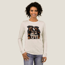 Rottweiler - Rottweiler Treue Beschützer Von Kinde Tri-Blend Shirt