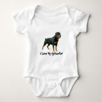 Rottweiler Säuglings-Strampler