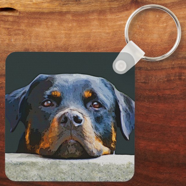 Rottweiler Schlüsselanhänger (Rückseite)