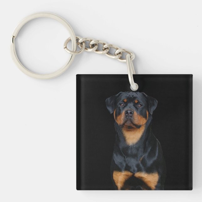 Rottweiler Schlüsselanhänger (Vorderseite)