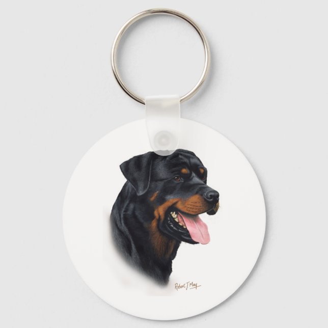 Rottweiler Schlüsselanhänger (Vorderseite)