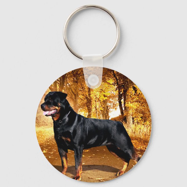 Rottweiler Schlüsselanhänger (Vorderseite)