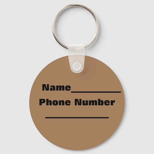 Rottweiler Schlüsselkette Schlüsselanhänger (Rückseite)