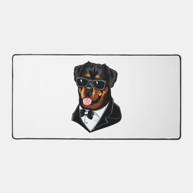 Rottweiler Schreibtischunterlage (Vorderseite)