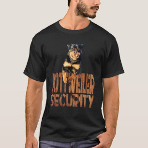 Rottweiler Security Large Hund Mama Rottie Vater G T-Shirt