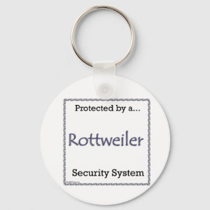Rottweiler Security System Schlüsselanhänger