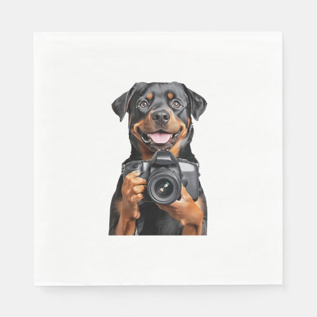 Rottweiler   serviette (Vorderseite)