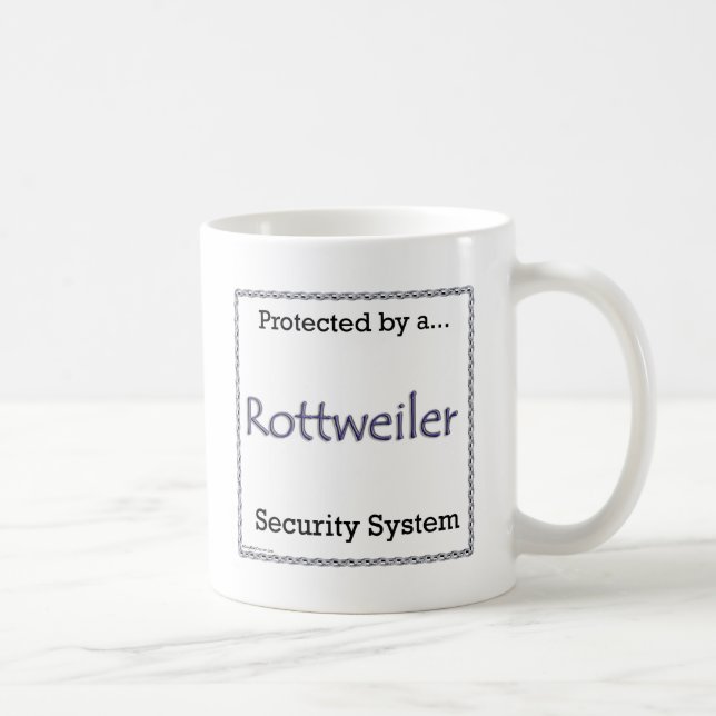 Rottweiler-Sicherheitssystem Kaffeetasse (Rechts)