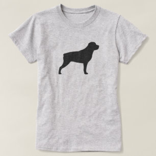 Rottweiler-Silhouette T-Shirt