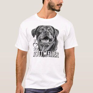 Rottweiler Skizze T-Shirt