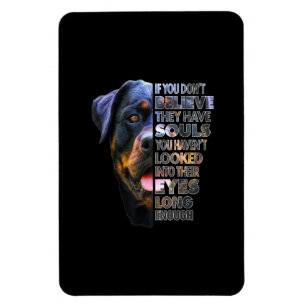 Rottweiler Soul I Liebe Rotties Dog Lover Magnet