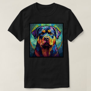 Rottweiler Stainglas Basic Dark T - Shirt