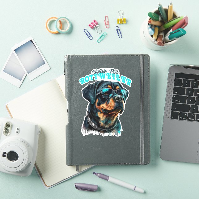 Rottweiler Stilvolle Haustiere Aufkleber (iPad Hülle)