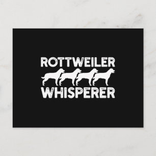 Rottweiler T - Shirt Ankündigungspostkarte