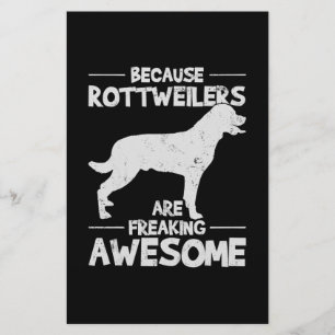 Rottweiler T - Shirt Copy Briefpapier