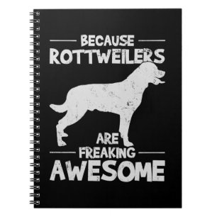 Rottweiler T - Shirt Copy Notizblock