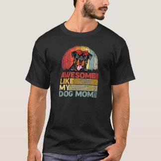 Rottweiler-T-Shirt, wie meine Frau betroffen, Phan T-Shirt