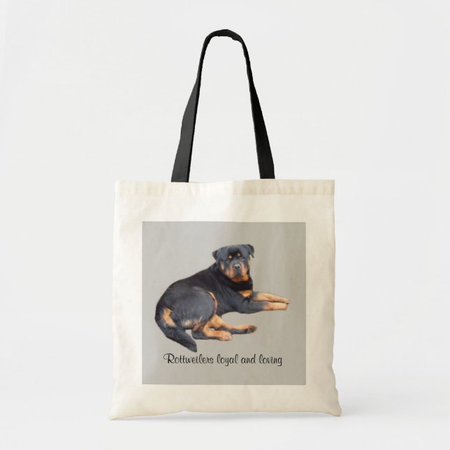 Rottweiler Taschen-Tasche Tragetasche (Vorne)