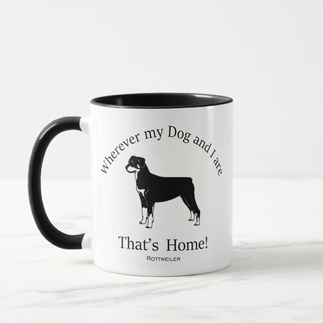 Rottweiler Tasse (Links)