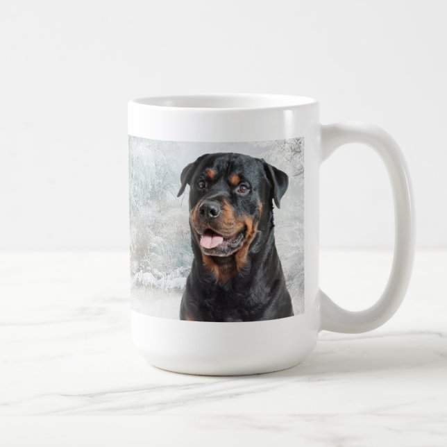 Rottweiler-Tasse Kaffeetasse (Rechts)