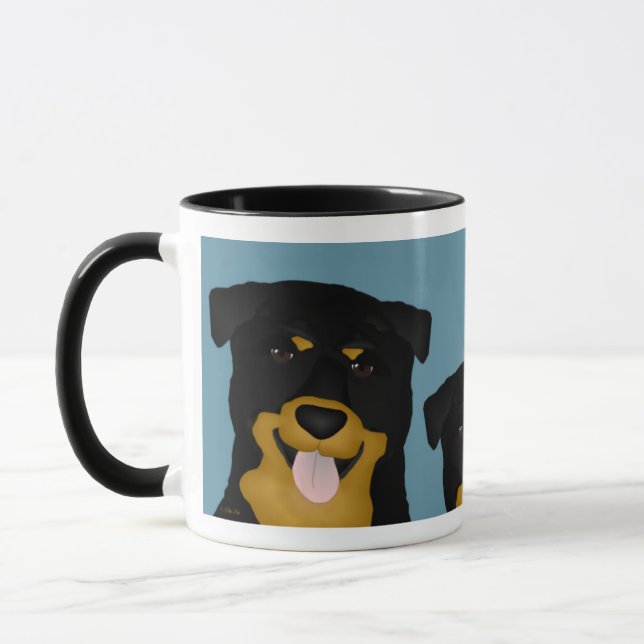 Rottweiler-Tasse Tasse (Links)