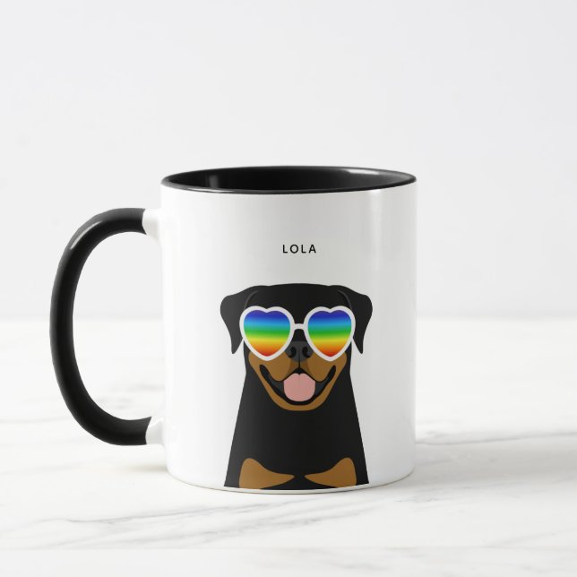Rottweiler-Tasse Tasse (Links)