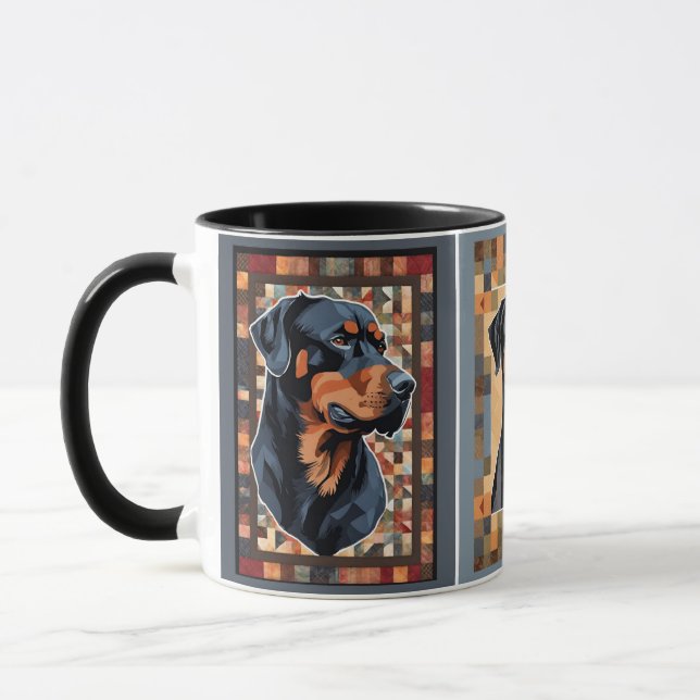 Rottweiler-Tasse Tasse (Links)