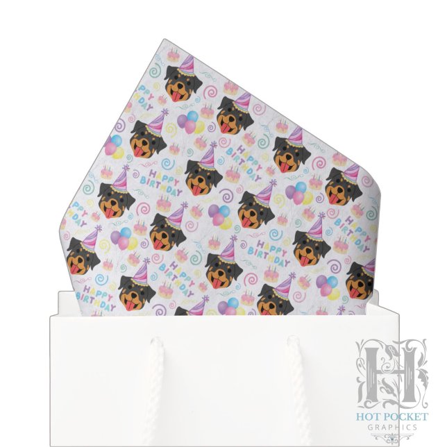 Rottweiler-Toilettenpapier Seidenpapier (Von Creator hochgeladen)