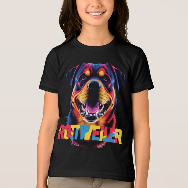 Rottweiler Tri-Blend Shirt (Vorderseite)