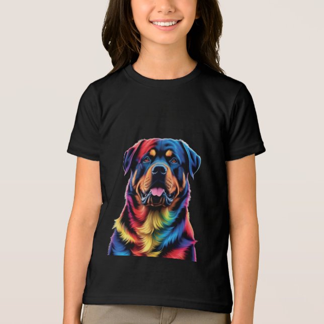 Rottweiler Tri-Blend Shirt (Vorderseite)