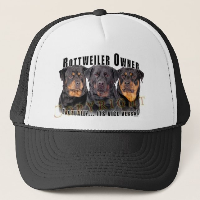 Rottweiler Truckerkappe (Vorderseite)
