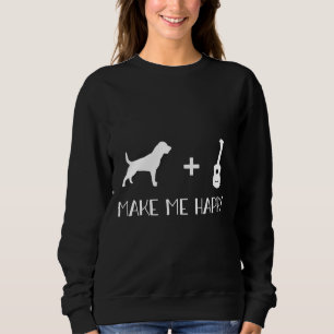 Rottweiler und Ukulele machen mich glücklich Sweatshirt