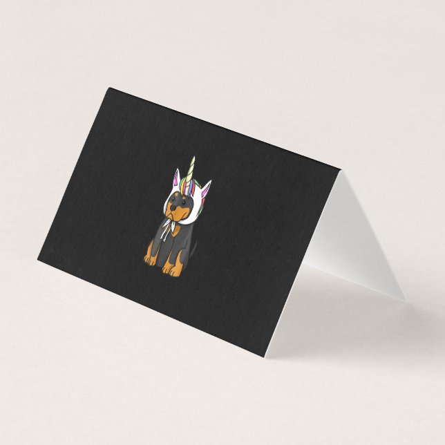 Rottweiler Unicorn Dog (Vorderseite)