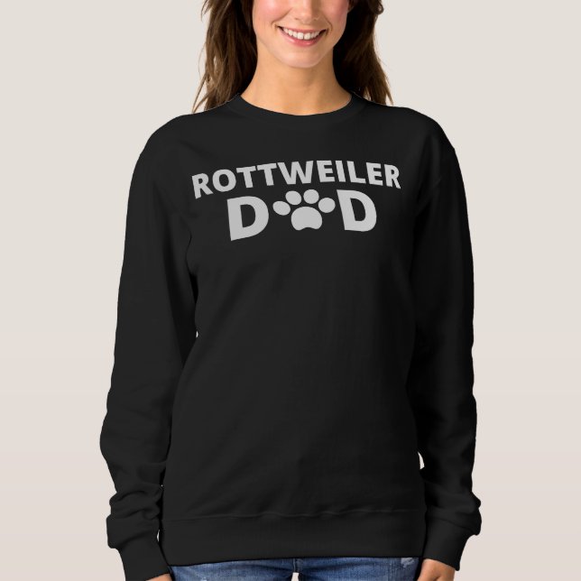 Rottweiler-Vater 8 Sweatshirt (Vorderseite)