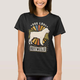 Rottweiler Vintage Classic Retro Hund T-Shirt