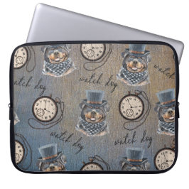 Rottweiler Wachhund Steampunk Art Laptopschutzhülle