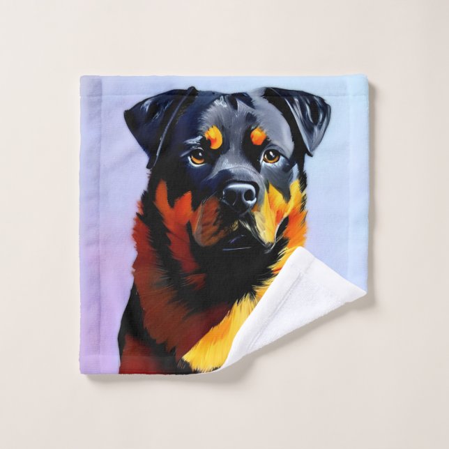 Rottweiler Waschlappen (Waschlappen)