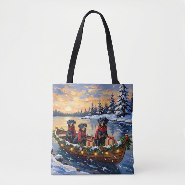 Rottweiler Weihnachtsboot Urlaub (Vorderseite)