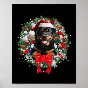 Rottweiler Weihnachtsfeier Dekoration Xmas Pajama