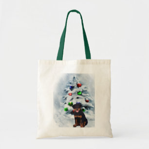 Rottweiler Weihnachtsgeschenke Tragetasche