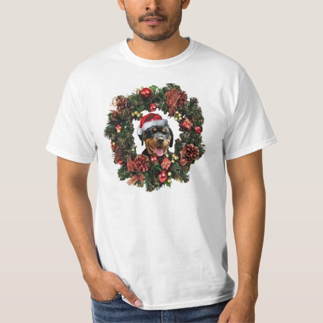 Rottweiler WeihnachtsShirt T-Shirt (Vorderseite)