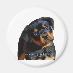 Rottweiler Welpe Magnet