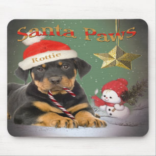 Rottweiler Welpen-Sankt-Tatzen Mousepad