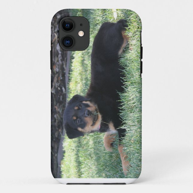 Rottweiler Welpen-Telefonkasten Case-Mate iPhone Hülle (Rückseite)