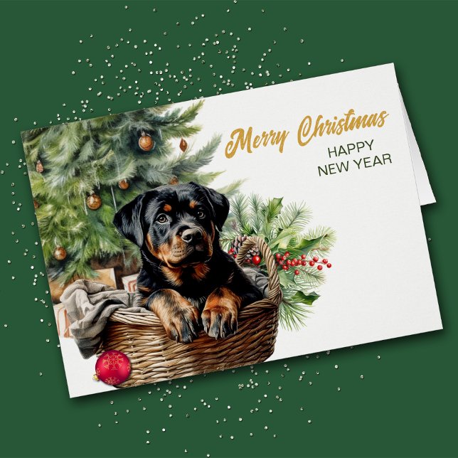 Rottweiler Welppy Wicker Korbweide Weihnachtsbaum (Von Creator hochgeladen)