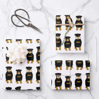 Rottweiler Wrapping Paper Sheets Geschenkpapier Set