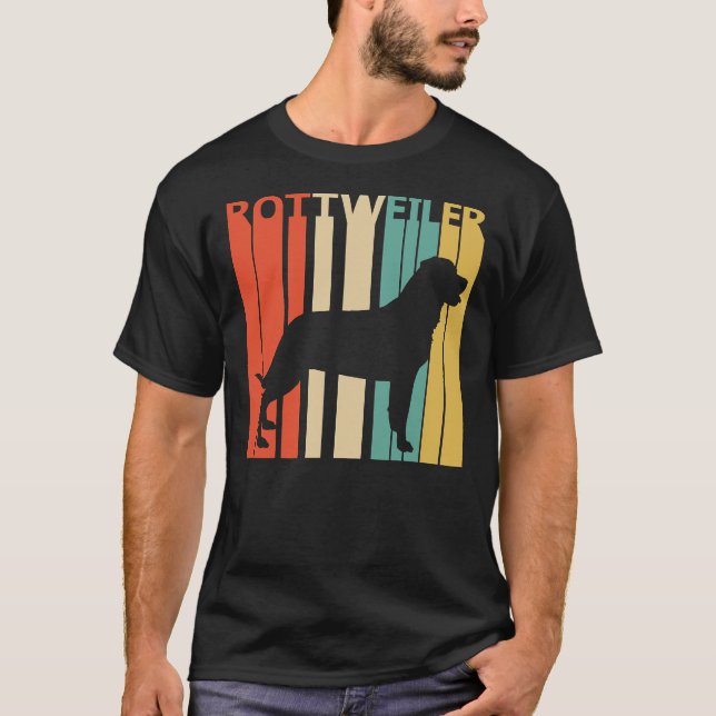 Rottweiler zur Mama von Hunden oder Vätern T-Shirt (Vorderseite)