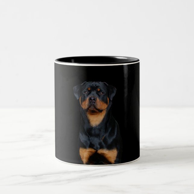 Rottweiler   zweifarbige tasse (Mittel)