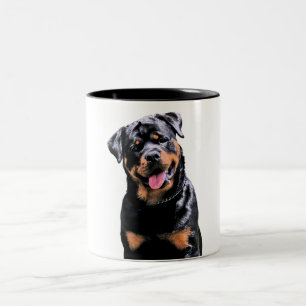 Rottweiler Zweifarbige Tasse